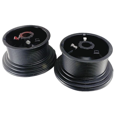 American Garage Door Supply High Lift Drum, 5 1/4 In Coated, PK2 5250-54SC