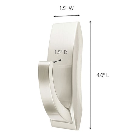 Command Hook, Metal, 1-1/2 In MR03