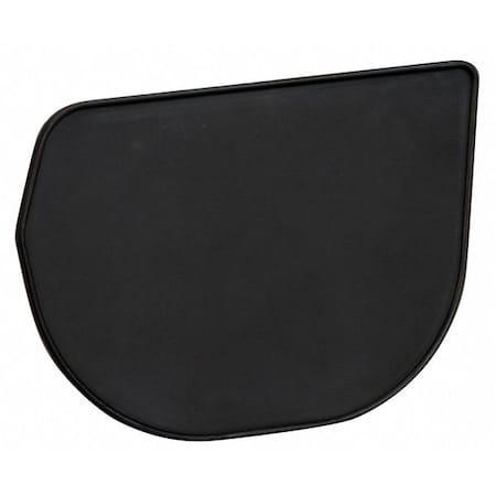 Akro-Mils Long Parts Storage Hanger End Cap, Industrial Grade Polymer, 6-3/16" W, 4-1/4" H, 6-3/16" L, Black 403302PK