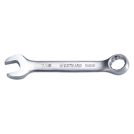 Westward Combination Wrench, SAE, 7/16in Size 5MW28