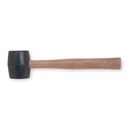 Westward Mallet, Rubber, 13 Oz, Wood 5MX41