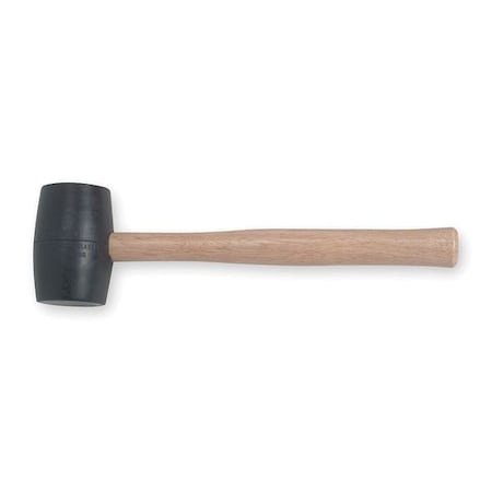 Westward Mallet, Rubber, 22 Oz, Wood 5MX42