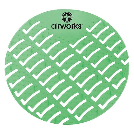 Air Works Urinal Screen, Round, Evergreen, PK60 AWUS005-BX