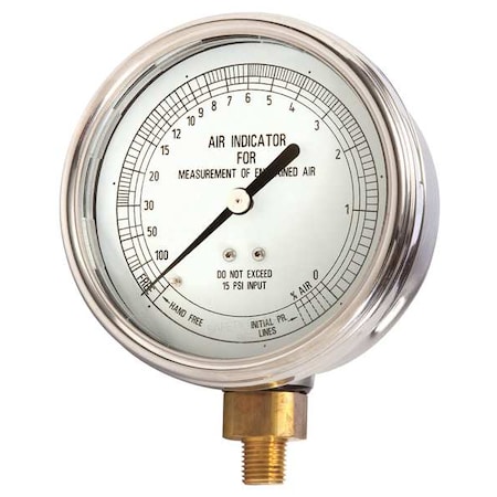 Zoro Select Air Meter Gauge 5MYY2