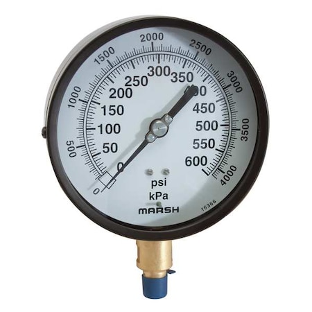 Zoro Select Pressure Gauge 5MYZ6
