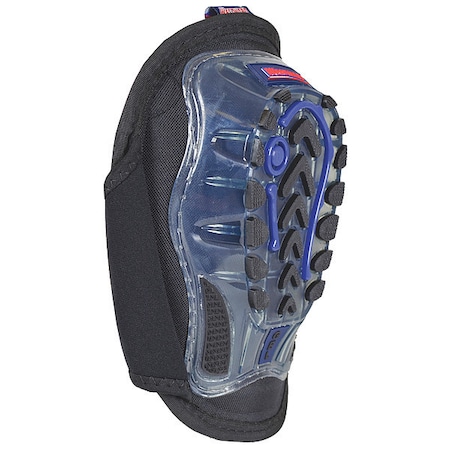 Westward Knee Pad, Stabilizer, Foam Pad, Plastic, Rubber Cap, hook-and-loop Closure, 1 Straps, Black 5MZN5