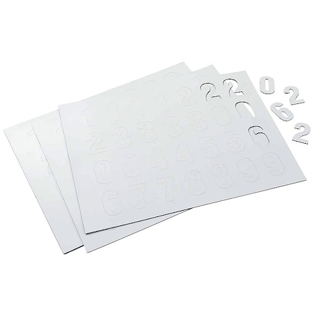 Brady NumberLabelSet, 1-1/2inH, 1inW, PK112 57624