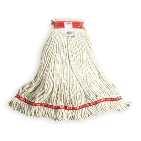 Rubbermaid 1 in Wet Mop, 20 oz Dry Wt FGA11306WH00
