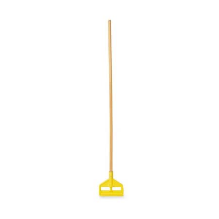 Rubbermaid Commercial Mop Handle, Slide-On, Side Gate, 54 in L, Wood, Natural FGH115000000