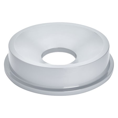 Rubbermaid Commercial BRUTE(R) 32 gal Trash Can Lid, Funnel Gray, Plastic, 1 Openings 22 1/4 in W/Dia FG354300GRAY