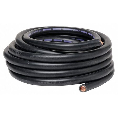 Quickcable Battery Cbl, 3/0 AWG, Solid, 60V, PVC, Purple 200108-396-025