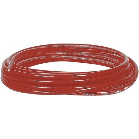 Quickcable Battery Cable, 8 ga., Solid, 600V, PVC, Red 200201-396-025