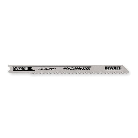 Dewalt 3" 32 TPI U-Shank Sheet Metal Cutting Cobalt Steel Jig Saw Blade, PK5 DW3728-5