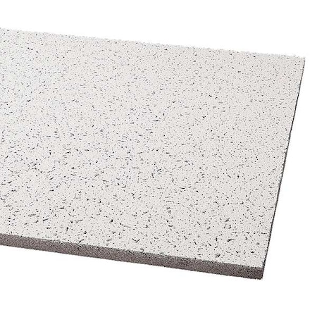 Armstrong Cortega Ceiling Tile, 24 in W x 48 in L, Square Lay-In, 15/16 in Grid Size, 6 PK 823A