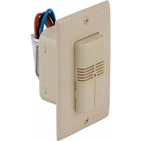 Square D Occ.Sensor, Dual Ckt, 1470SqFt, Wall Sw, IV SLSDWD1277UI