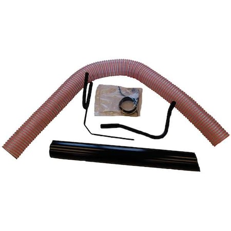 Billy Goat Hose Kit, 5 In. x 10 Ft., For MV650SPH 840116