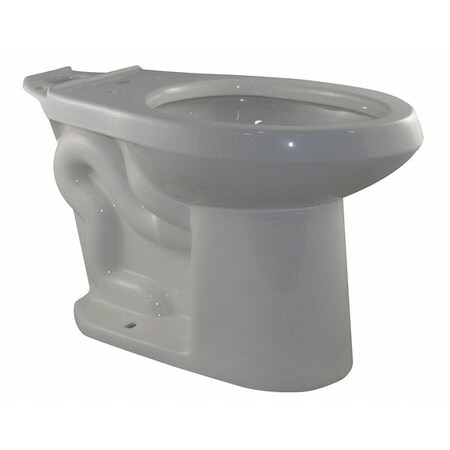 Gerber Toilet Bowl, 1.28 gpf, Floor Mount, Elongated, White HE-21-828