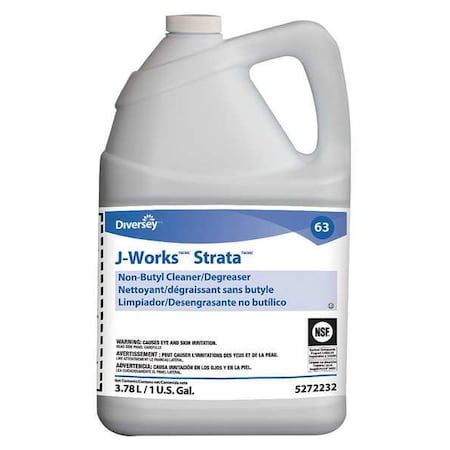 Diversey Cleaner/Degreaser, 1 Gal Jug, Liquid, Purple 95272232