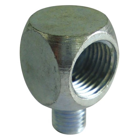 Westward Grease Fitting, 90 Deg, Sq, 1/8-27, PK5 5NUG0