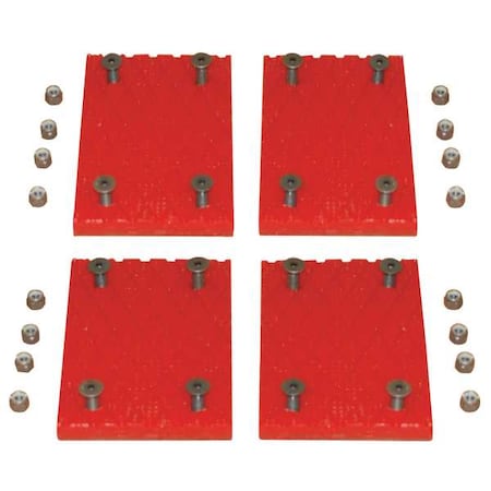 Caldwell Rplc Lifting Pads, UnPainted Barrier, PK4 REPLACEMENT PADS