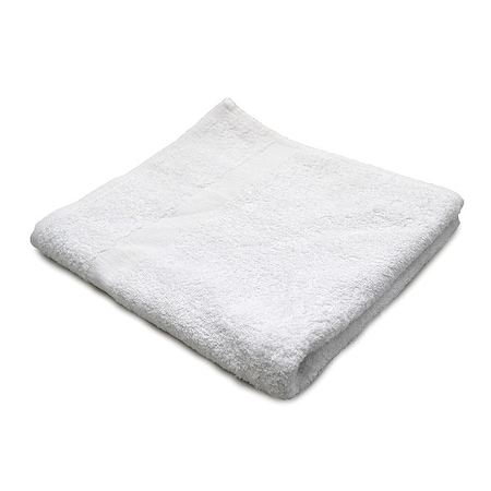 R & R Textile Bath Towel, 24x48 In., White, PK12 X01120