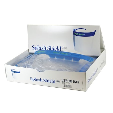Zoro Select Face Shield Visor, Clear Visor, 5 3/4 in Height, Anti-Fog Lens, clear 4541SC