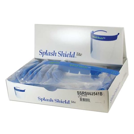 Zoro Select Face Shield Visor, Clear Visor, 7 1/2 in Height, Anti-Fog Lens, clear 4541LC