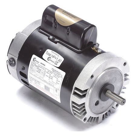 CENTURY Pool Pump Motor, Permanent Split Capacitor, 1 HP, 56C Frame, 3,450 Nameplate RPM B122