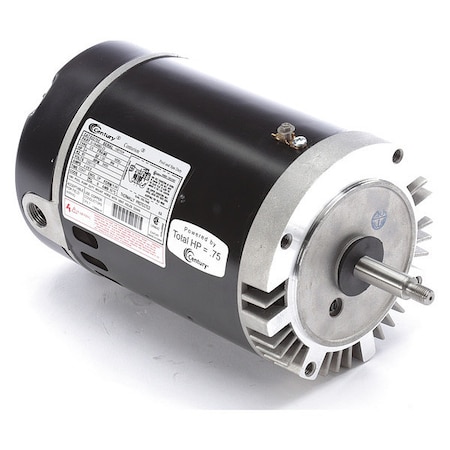 CENTURY Pool Pump Motor, Permanent Split Capacitor, 3/4 HP, 56J Frame, 3,450 Nameplate RPM B227SE