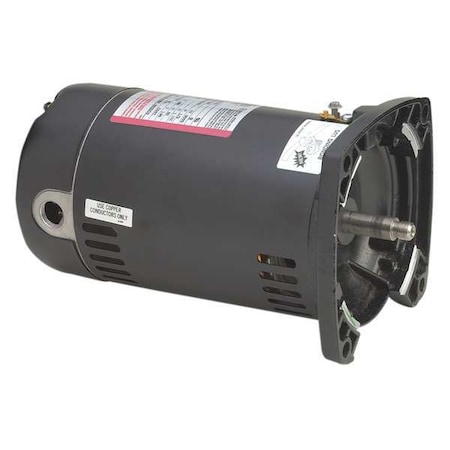 Century Square Flange Pool Pump Motor, Permanent Split Capacitor, 3/4, 1/8 HP, 48Y Frame SQS1072R
