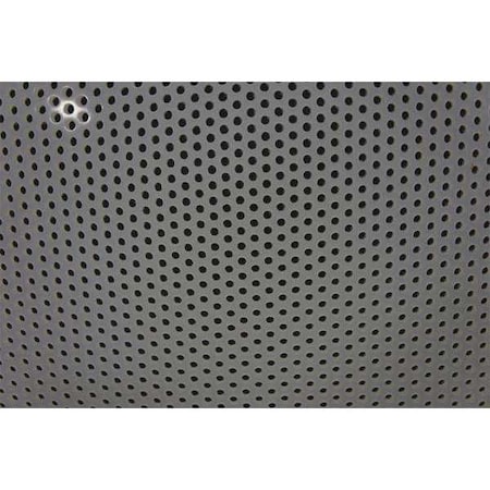 Zoro Select White polypropylene Perforated Sheet 32" L x 48" W x 0.125" Thick PL125188R313S-48X32
