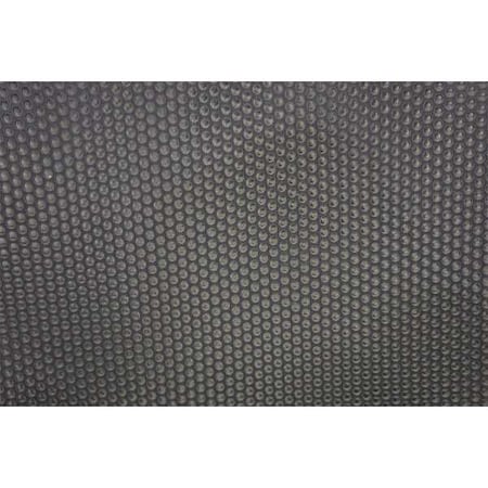 Zoro Select Gray PVC Perforated Sheet 96" L x 48" W x 0.063" Thick PP063125R188S-48X96