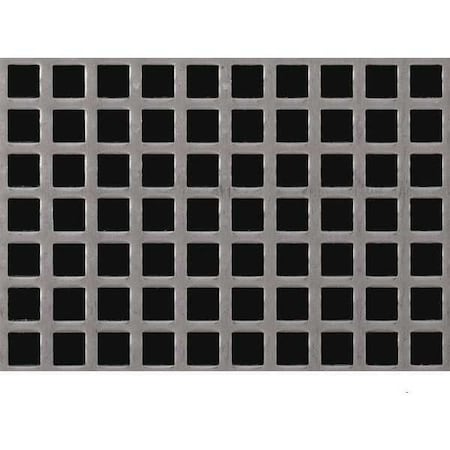 Zoro Select Sheet, Perf, Stl, 40x36, 16 ga, 0.500 Dia, Sq 0616LAT-36X40