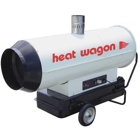 Heat Wagon Portable Oil and Kerosene Torpedo Heater, 254,400 BtuH, #1 Diesel, #2 Diesel, Jet A, JP-8, Kerosene HVF310