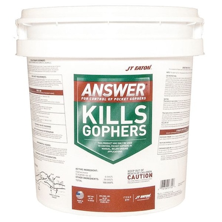 Jt Eaton Rodenticide, Green Blocks, 10 lb. Pail 277