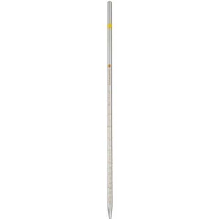 Zoro Select Measuring Pipette, Grade A, Glass, 1mL, Pk12 (Formerly Lab Safety Supply) 5PTA6