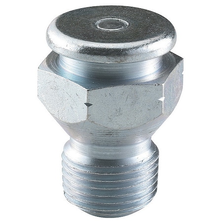 Kingfisher Grease Fitting, Button, 1/4-18, PK10 5PU35