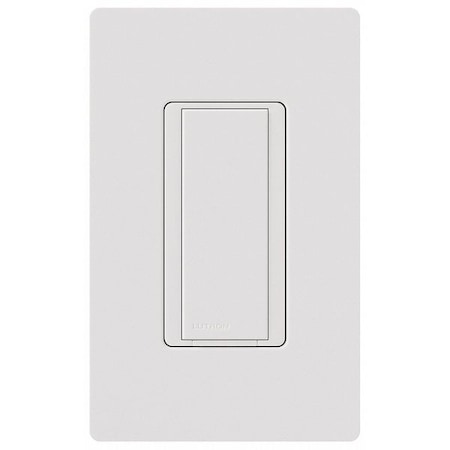 Lutron Wall Switch, 1-Pole, On/Off, White MA-AS-WH