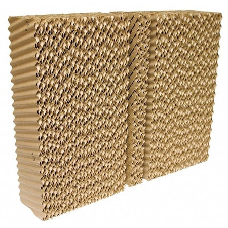 Portacool Evaporative Cooling Pad, 22x6x26 in, PK3 PAD6022.5/26