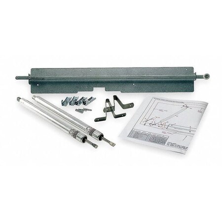 Eagle Mfg Self Close Adapter Kit, Steel, 6 In. W 1966G