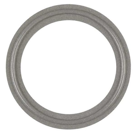 Garlock Gasket, Size 4 In, Tri-Clamp, Tuf-Steel(R) 40MPG-TS-400