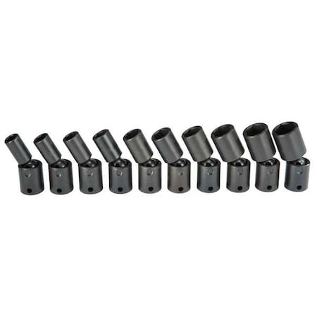 Proto 3/8" Drive Hex Bit Set, Metric, 10pcs J72135M