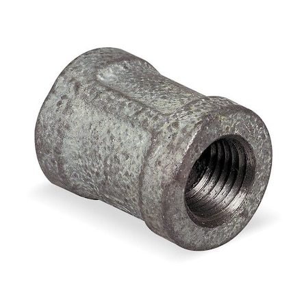 ZORO SELECT 1/8" FNPT Galvanized Coupling 5P916