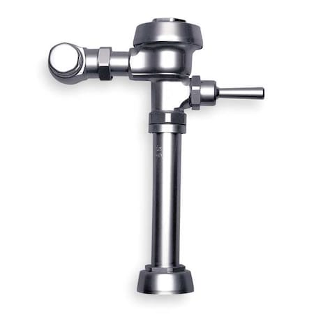 Sloan Manual Flush Valve, 3.5 gpf, 11-1/2 in Rough-In, 1 in IPS Inlet Size, Single Flush, Top Spud, Chrome Royal 110