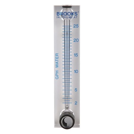 Brooks Meter, Water, 2-25 Gph 2520A4L48SVVT