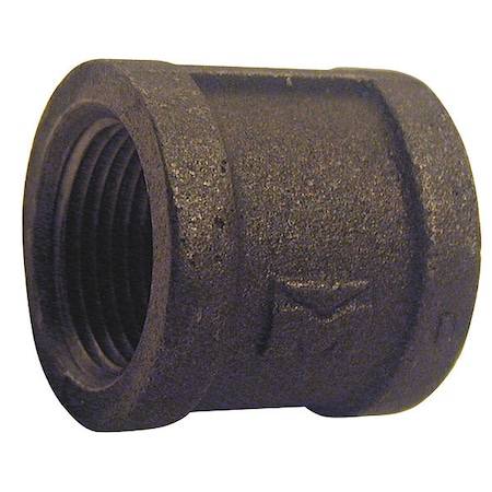Zoro Select Coupling Coupling, 1/2" Pipe, FNPT, Malleable Iron, Class 150 5P552