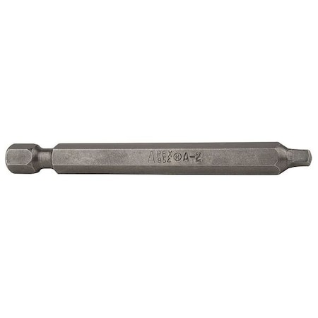 APEX TOOL GROUP Power Bit, SAE, 1/4", Hex Power Drive, PK5 954-A-2X-5PK