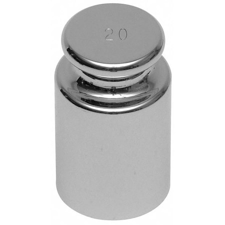 OHAUS Calibration Weight, 10g, Stainless Steel 80850121
