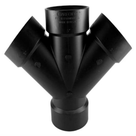 Zoro Select Double Wye, 4 In Hub 02841