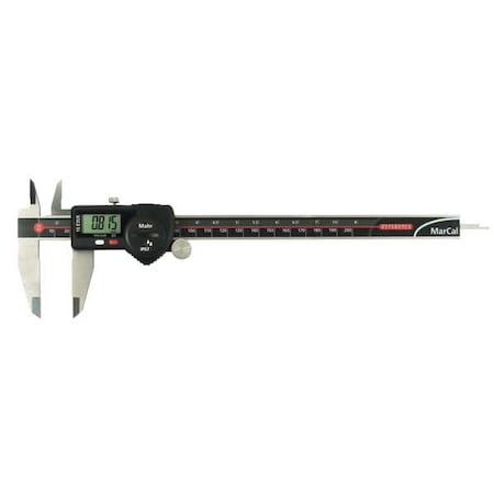 Mahr Electronic Digital Caliper, 0 to 8 In 4103069